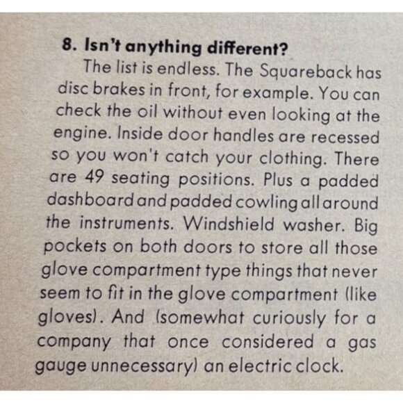 Vintage 1967 Volkswagen Squareback Sedan Advertisement Print Magazine 14 x 10" - Picture 4 of 12